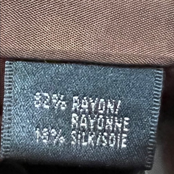 Vintage Lafayette 148 New York silk-blend velvet-like chocolate Jacket. Sz12 - Picture 6 of 8